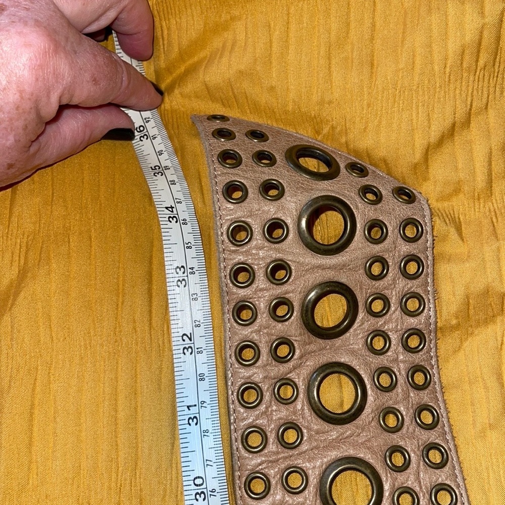 Tan Leather Belt - Picture 9 of 10